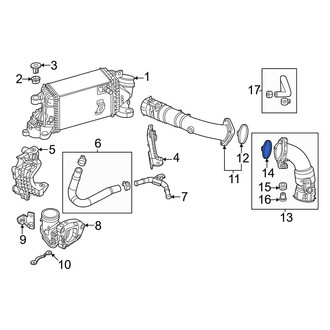Mazda OE - Intercooler Pipe Gasket