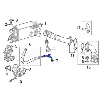 Mazda OE - Intercooler Hose