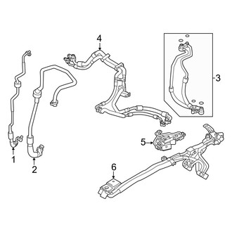 Mazda OE - Air Conditioner & Heater - Rear A/C Lines (2.5L)