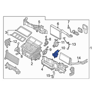 Mazda OE - Front HVAC Air Inlet Door Actuator