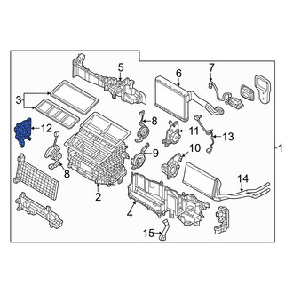 Mazda OE - Front Left HVAC Blend Door Actuator