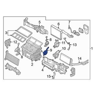 Mazda OE - Front HVAC Mode Door Lever Link