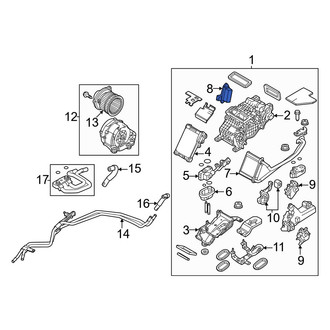 Mazda OE - Rear HVAC Blower Motor Resistor