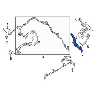 Mazda OE - Lower Radio Bracket