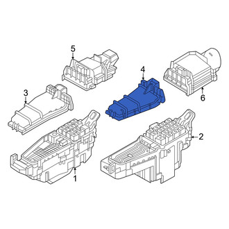Mazda OE - Front Left Fuse and Relay Center Cover