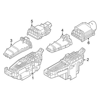 Mazda OE - Electrical - Fuse & Relay (Engine Compartment), (2.5L)