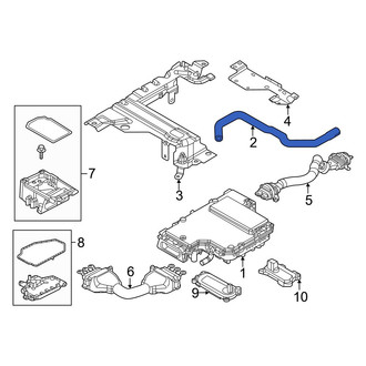 Mazda OE - Drive Motor Inverter Coolant Line