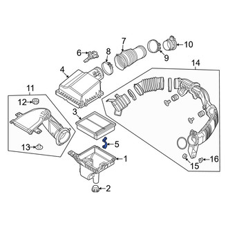 Mazda OE - Air Filter Housing Clamp