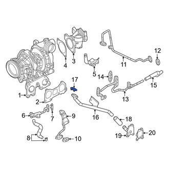 Mazda OE - Turbocharger Oil Line Gasket