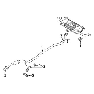 Mazda OE - Exhaust System - Exhaust Components