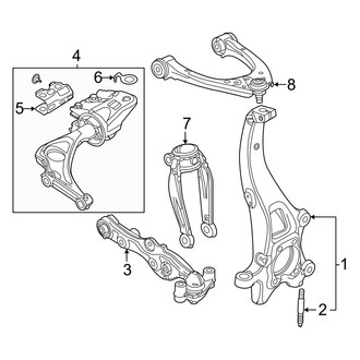 Mazda OE - Front Suspension - Suspension Components (PHEV / Turbo / Turbo S)