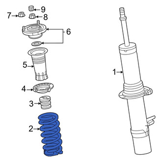 Mazda OE - Front Coil Spring