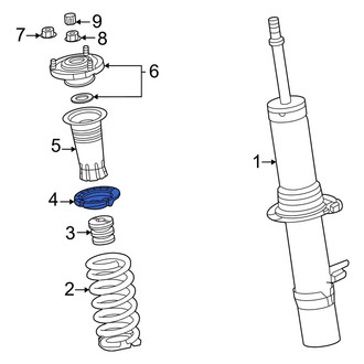 Mazda OE - Front Coil Spring Insulator
