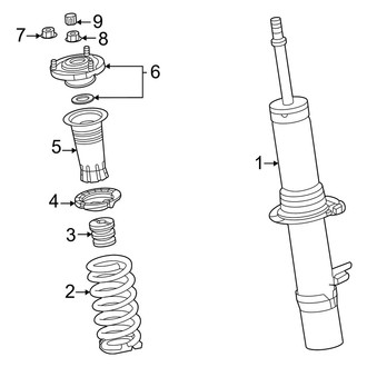 Mazda OE - Front Suspension - Struts & Components