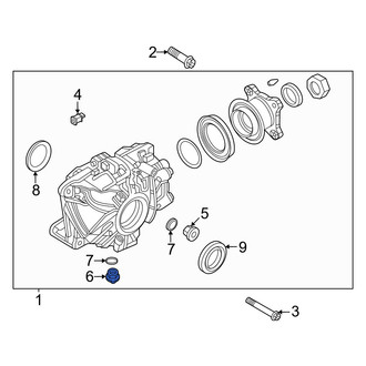 Mazda OE - Lower Differential Drain Plug