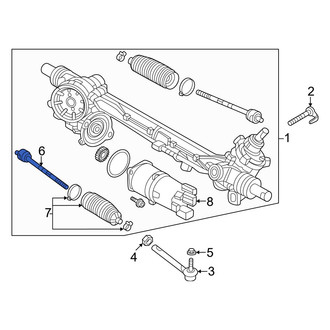 Mazda OE - Outer Steering Tie Rod End