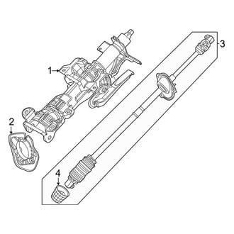 Mazda OE - Steering Column Assembly (W/O Power Tilt)