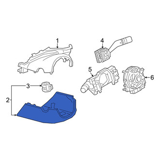 Mazda OE - Lower Steering Column Cover