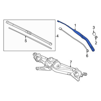 Mazda OE - Front Left Wiper Arm