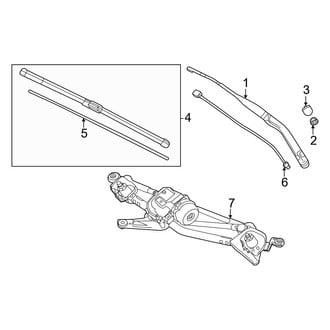 Mazda OE - Windshield - Wiper Components