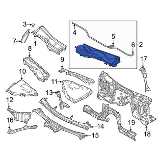 Mazda OE - Front Left Cowl Cover