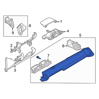 Mazda OE - Right Instrument Panel Pad