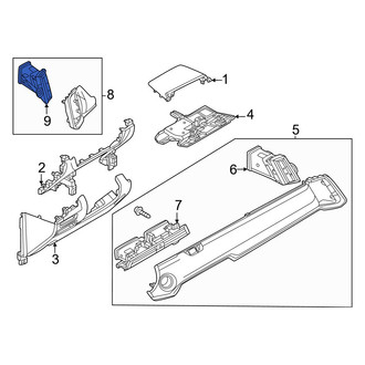 Mazda OE - Left Dashboard Air Vent