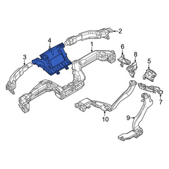 Mazda OE - Front Windshield Defroster Nozzle