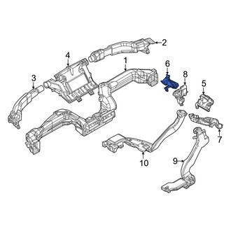 Mazda OE - Front Left Upper Outer Instrument Panel Air Duct