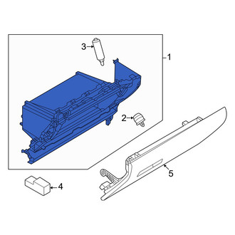 Mazda OE - Front Glove Box