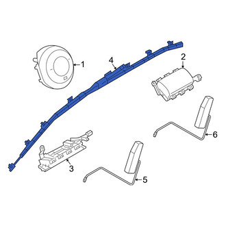 Mazda OE - Left Curtain Air Bag