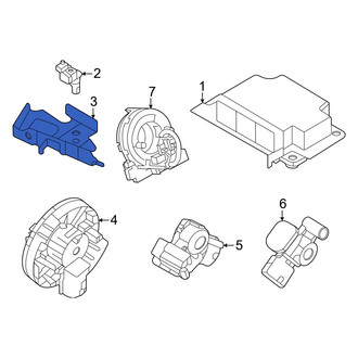 Mazda OE - Center Air Bag Impact Sensor Bracket
