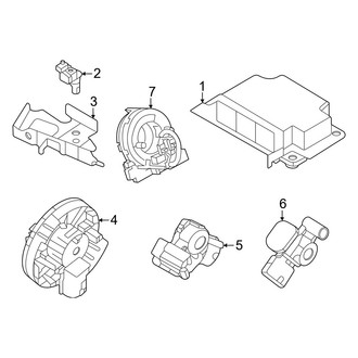 Mazda OE - Restraint Systems - Air Bag Components (Modules & Sensors)