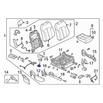Mazda OE - Front Right Air Bag Seat Sensor Mat