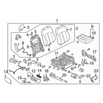 Mazda OE - Front Right Power Seat Switch
