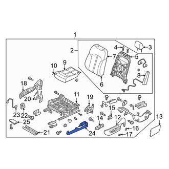 Mazda OE - Front Left Seat Track Cover
