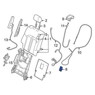 Mazda OE - Rear Left Child Restraint Anchor Plate Bezel