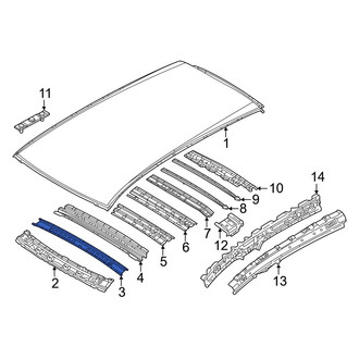 Mazda OE - Front Roof Panel Reinforcement