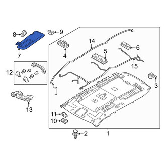Mazda OE - Left Sun Visor