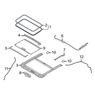 Mazda OE - Sunroof Glass
