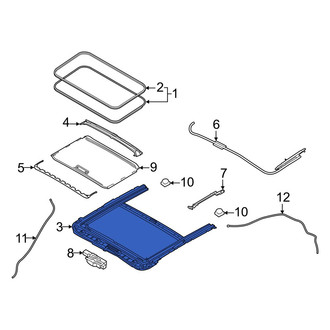 Mazda OE - Sunroof Frame