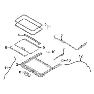 Mazda OE - Roof - Sunroof (With Sunroof)