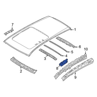 Mazda OE - Left Roof Panel Reinforcement Bracket