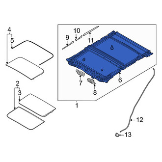 Mazda OE - Sunroof Frame