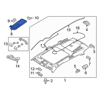 Mazda OE - Right Sun Visor