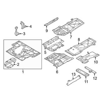 Mazda OE - Pillars, Rocker & Floor - Under Cover & Splash Shields