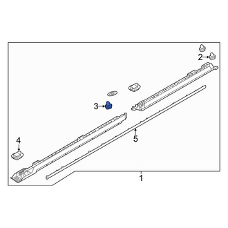 Mazda OE - Rocker Panel Molding Clip