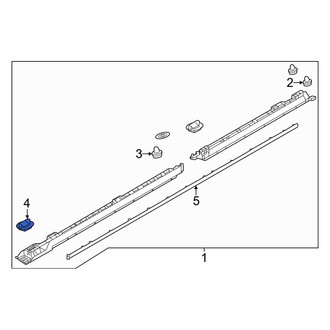 Mazda OE - Rocker Panel Molding Clip