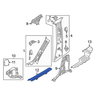Mazda OE - Front Left Door Sill Plate