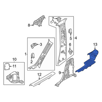 Mazda OE - Rear Left Door Sill Plate
